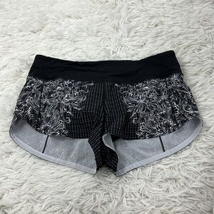 Lululemon Speed Up Short *2.5" Infinity Speed Up Short Alpine White Black